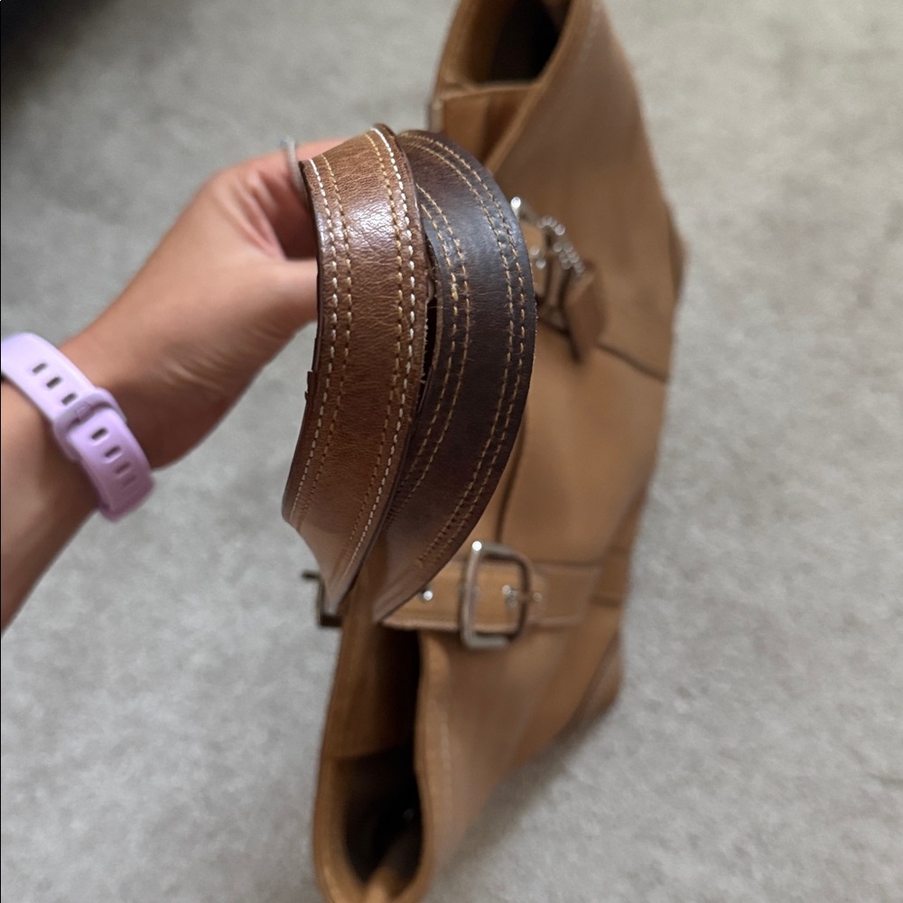 Coach Tan Leather Handbag - Picture 5 of 10